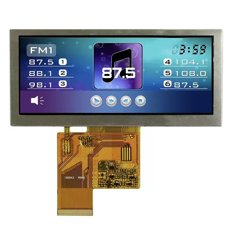 ¿Por qué los módulos TFT tipo barra son ideales para paneles de control industriales?