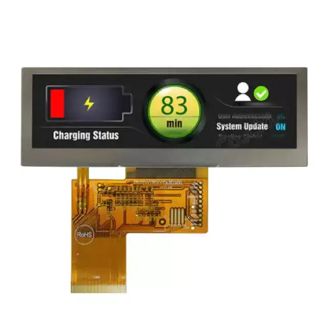 ¿Dónde se utilizan habitualmente los módulos TFT tipo barra en automoción e instrumentación?