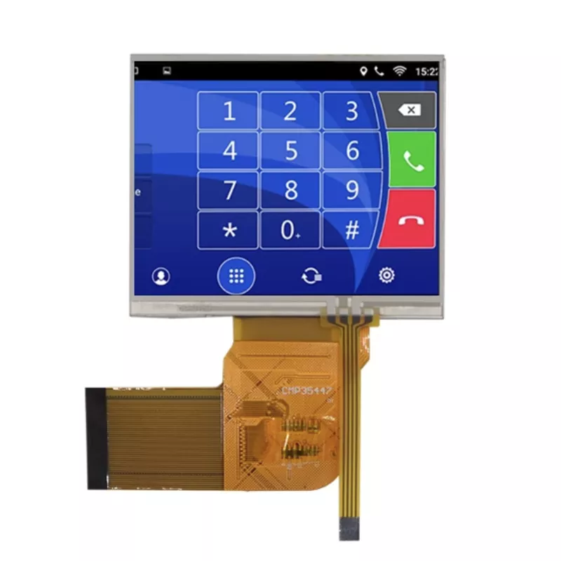 Módulo TFT de touch resistivo de 50pins de 3.5 pulgadas