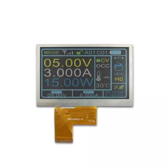 Módulo de 4.3 pulgadas WQVGA IPS TFT