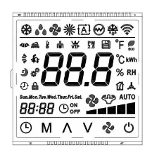 Módulo LCD VA negativo